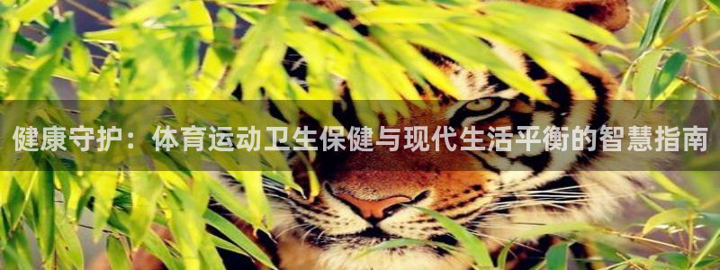 意昂5Kgame官网注册：健康守护：体育运动卫生保健与现代生活平衡的智慧指南