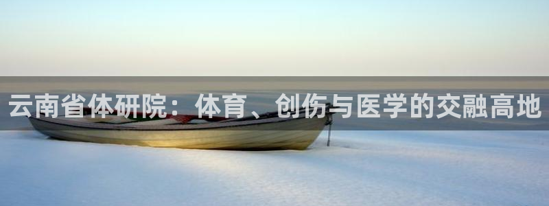 意昂5Kgame凯捷平台：云南省体研院：体育、创伤与医学的交融高地